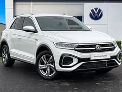 White Used 2025 VW T-Roc R-line SUV | £25,990 (Good price)