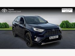 Blue/black Used 2020 Toyota RAV4 Estate | £26,519 (A bit pricey)
