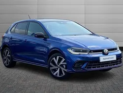 Reef blue with black roof Used 2025 VW Polo Black Edition Hatchback | £23,995 (A bit pricey)