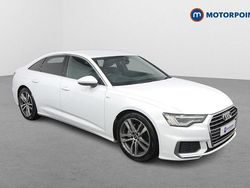 White Used 2021 Audi A6 S-Line Sedan | £23,399 (Fair price)