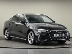 Mythos black Used 2020 Audi A3 S-Line Sedan | £19,500 (Fair price)