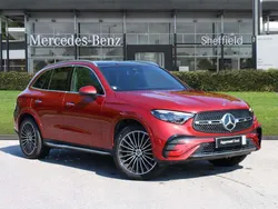 Red Used 2023 Mercedes GLC300e AMG Line Premium Plus SUV | £49,500 (Expensive)