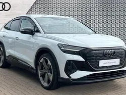 White Used 2023 Audi Q4 e-tron Black Edition SUV | £33,985 (Expensive)