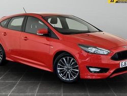 Red Used 2017 Ford Focus ST-Line Hatchback | £11,695 (Fair price)