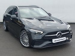 Black Used 2024 Mercedes C200 AMG Line Premium Estate | £32,698 (A bit pricey)