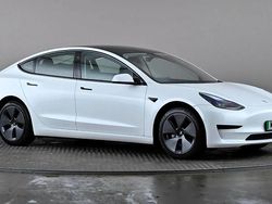 White Used 2021 Tesla Model 3 Standard Range Sedan | £18,698 (Fair price)