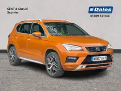 Samoa orange Used 2017 Seat Ateca 4Drive SUV | £14,500 (A bit pricey)