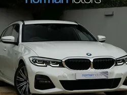 White Used 2020 BMW 320 M Sport Estate | £22,450 (Fair price)
