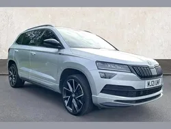 Silver Used 2021 Skoda Karoq SportLine SUV | £18,476 (Good price)
