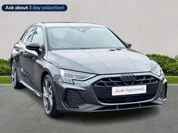 Grey New 2025 Audi A3 Black Edition Hatchback | £36,045 (Expensive)