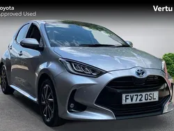 Silver Used 2022 Toyota Yaris Hybrid Design Hatchback | £17,695 (Fair price)