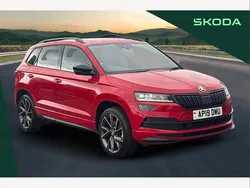 Red Used 2019 Skoda Karoq SportLine SUV | £17,995 (Fair price)