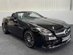 Black Used 2017 Mercedes SLC300 AMG line Cabriolet | £18,890 (Fair price)