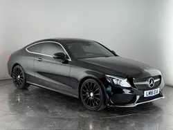 Black Used 2016 Mercedes C250 AMG line Coupe | £16,000 (Fair price)
