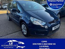 Blue Used 2010 Ford S-MAX S MPV | £3,495 (Good price)