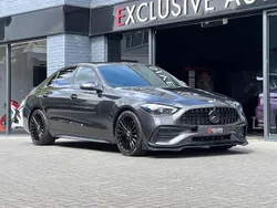 Grey Used 2022 Mercedes C300e AMG line Sedan | £31,950