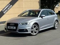 Silver Used 2015 Audi A3 Sportback S-Line Hatchback | £11,695 (Fair price)