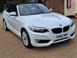 White Used 2016 BMW 218 Impressive Cabriolet | £7,895 (Fair price)