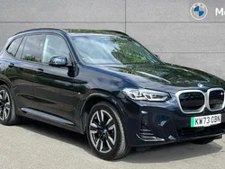 Carbon black Used 2023 BMW iX3 M Sport SUV | £36,299 (Fair price)