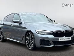 Blue Used 2022 BMW 520 M Sport | £29,000 (Fair price)