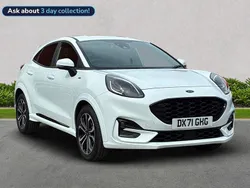 White Used 2021 Ford Puma ST-Line Hatchback | £14,999 (Fair price)