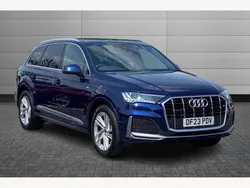 Blue Used 2023 Audi Q7 S-Line SUV | £45,750 (Super price)