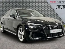 Black Used 2022 Audi A3 S-Line Sedan | £22,995 (Fair price)