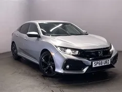 Silver Used 2018 Honda Civic SR Hatchback | £13,499 (Fair price)