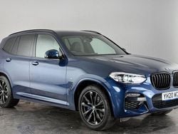 Blue Used 2020 BMW X3 M Sport SUV | £29,700 (Good price)