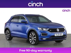 Blue Used 2021 VW T-Roc R-line SUV | £19,999 (Fair price)