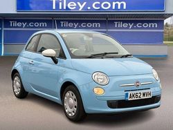 Blue Used 2013 Fiat 500 Hatchback | £4,490 (Fair price)