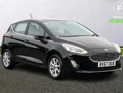 Black Used 2017 Ford Fiesta Zetec Hatchback | £9,599 (Fair price)