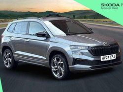 Graphite grey metallic Used 2024 Skoda Karoq SportLine SUV | £25,600 (Fair price)