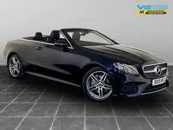 Blue Used 2019 Mercedes E220 AMG line Cabriolet | £18,795 (Fair price)