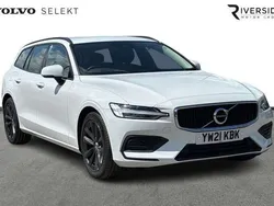 White Used 2021 Volvo V60 Momentum Estate | £23,491 (Fair price)