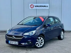 Blue royal blue Used 2017 Vauxhall Corsa Hatchback | £7,295 (Fair price)