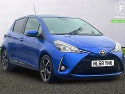 Blue Used 2018 Toyota Yaris Design Hatchback | £9,999 (Fair price)