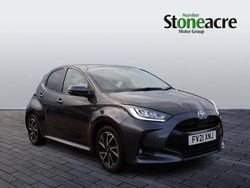 Grey Used 2021 Toyota Yaris Hybrid Design Hatchback | £12,495 (Good price)