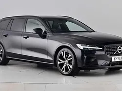 Onyx black Used 2021 Volvo V60 R-Design Estate | £18,995 (Good price)