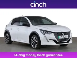 White Used 2021 Peugeot e-208 Premium Hatchback | £12,799 (Fair price)