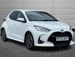 White Used 2022 Toyota Yaris Hybrid Design Hatchback | £16,695 (Good price)