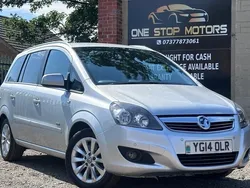 Silver Used 2014 Vauxhall Zafira Design Edition MPV | £1,895 (Good price)