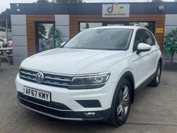 White Used 2017 VW Tiguan SEL SUV | £11,495 (Fair price)