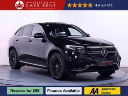 Black Used 2022 Mercedes EQC400 AMG line SUV | £28,743 (Fair price)