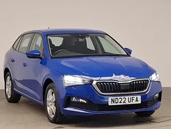 Blue Used 2022 Skoda Scala SE Hatchback | £14,298 (Fair price)