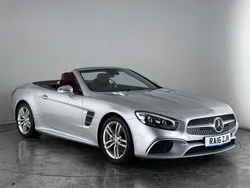 Silver Used 2016 Mercedes SL400 AMG line Cabriolet | £27,500 (Good price)