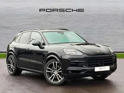 Chromite black Used 2024 Porsche Cayenne SUV | £83,490 (Fair price)