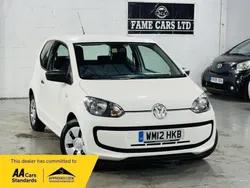 White Used 2012 VW up! take up! Hatchback | £3,500 (Fair price)