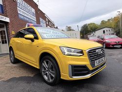 Yellow Used 2017 Audi Q2 S-Line SUV | £14,995 (A bit pricey)