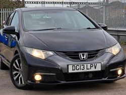 Black Used 2013 Honda Civic ES Hatchback | £2,995 (Fair price)